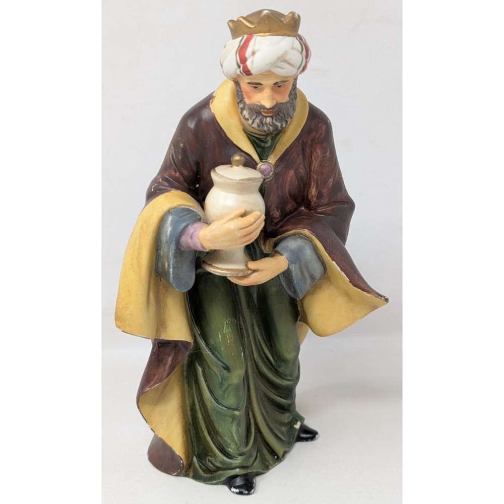Grandeur Noel‎ O'Well Nativity Set Replacement Porcelain Wiseman King Gaspar VTG